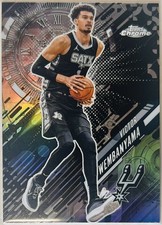 2025-26 Topps Chrome Basketball Victor Wembanyama Go Time Refractor Insert BV$