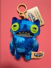 Fuggler Keyring Plush Keychain Blue Funny Ugly Monster Collectible Figure