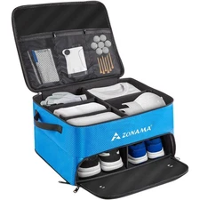 Golf Trunk Organizer, 3 Layers Large Space Car Trunk Locker, with Separate Co...