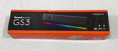 CREATIVE LABS SoundBlaster GS3 Compact RGB Gaming Soundbar, (Sealed Box!)