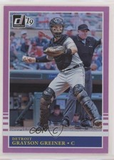 2019 Panini Donruss Retro 1985 Holo Pink Grayson Greiner #205 y0i