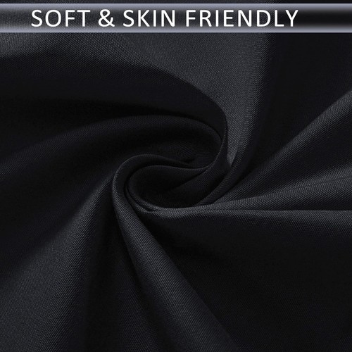 8 Packs Round Tablecloth 120 Inch Black Circle Table Cloth, Washable Polyeste... - Picture 4 of 8