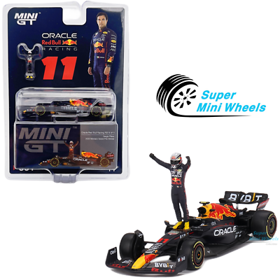 Mini GT 1:64 F1 Red Bull Racing RB18 #11 Sergio Pérez 2022 Monaco