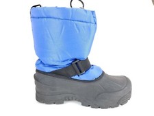 Northside Duck Boots Childs Size 4 Rain Snow Blue and Black Thermo Lite