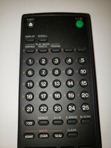 NEW GENUINE Sony RM-D27M Minidisc Deck Remote For MDS-S39 - Picture 2 of 5