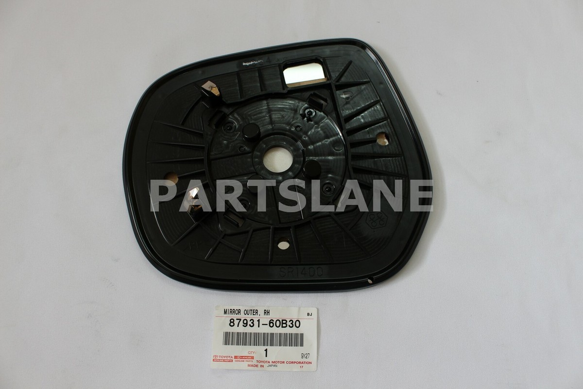 ボブ TOYOTA GENUINE 87931-60B10 OUTER MIRROR, RH OEM 8973160B10