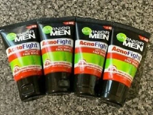 4x Garnier Men Face Wash Power White Acno Fight 25g