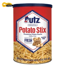 Utz Potato Stix, Original 15Oz Canister Shoestring Potato Sticks Made from Fresh