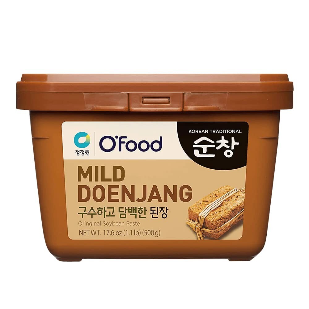 Pasta de soja suave Chung Jung Doenjag, 17,6 OZ. Pasta coreana. Asiático. Tradicional