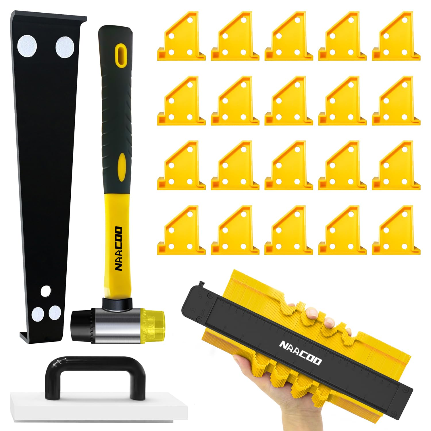 NAACOO Professional LVP Installation Kit with Essential Laminate Flooring Tools-image