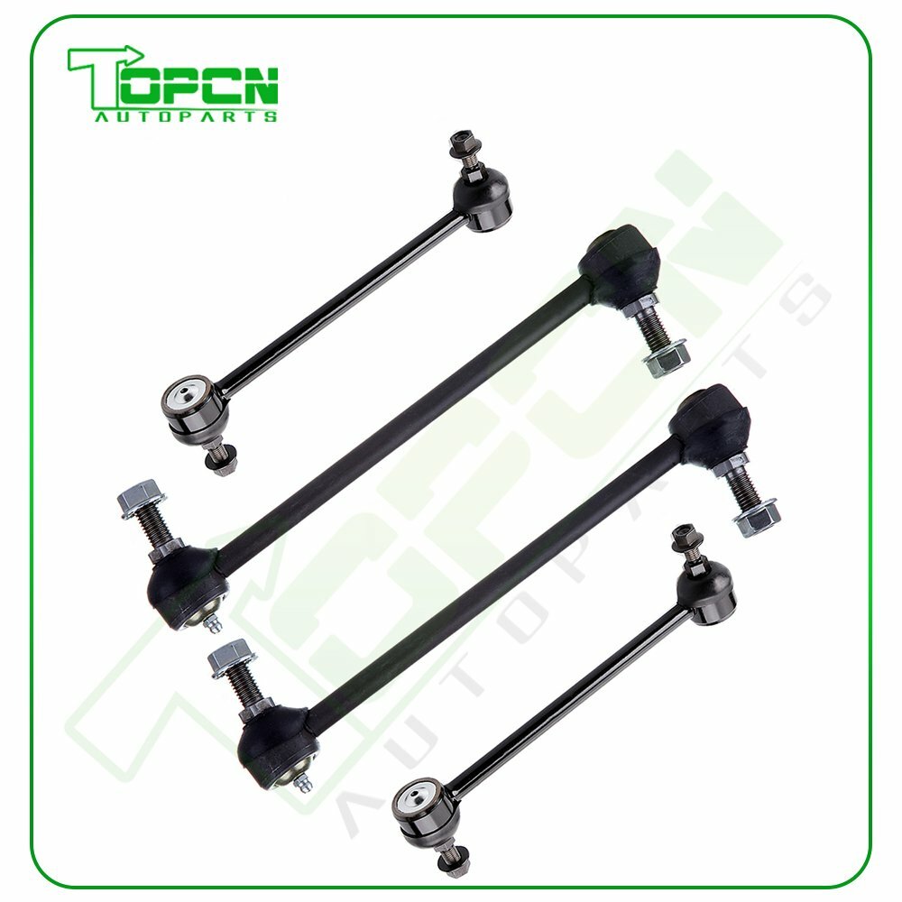 4X Front Rear Sway Bar Link K90344 K90345 For 2001-2012 2013