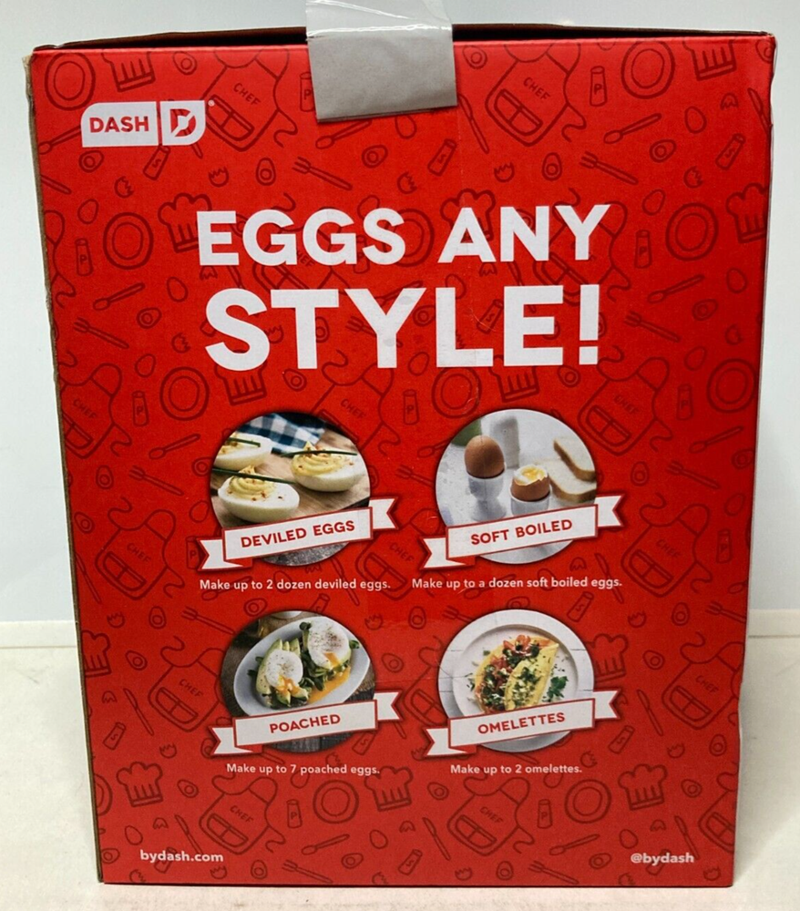 DASH Deluxe Electric Egg Cooker for 12 Eggs Hard Boiled Poached or Soft