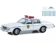 1989 CHEVROLET CAPRICE POLICE "NYPD" W/DECALS 1/64 DIECAST BY GREENLIGHT 42774
