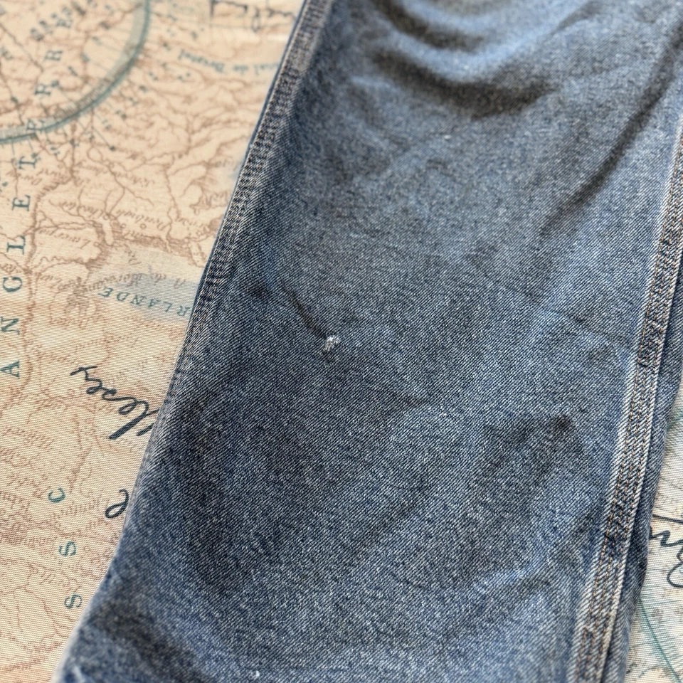 ¡De colección! Pantalones de mezclilla de carpintero para hombre REDKAP 90s Y2K RD60MW azul calce relajado 36x32 Foto 4 de 4