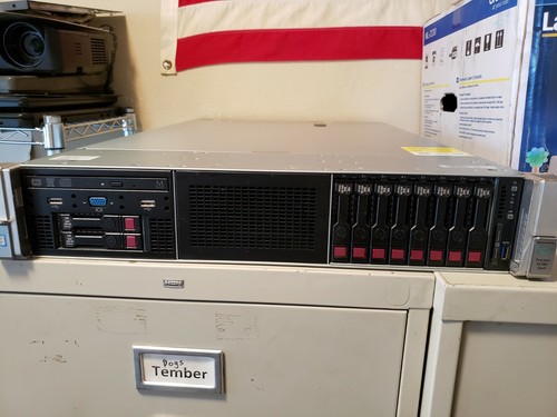 S16 Proliant DL380 Gen 9 Server Core 6 Intel Xeon E5-2620V3 16gb RAM 96Gb LOOK