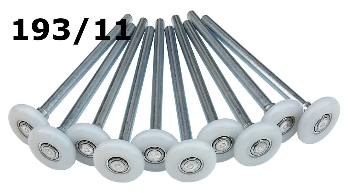 Garagentor Rollen 46,1 Mm - Nylon Mit Kugellager, Für 2-Zoll Schienen, 10 Stück