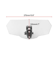 Adjustable Clip On Windshield Extension Spoil...