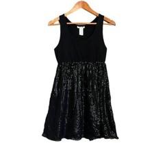 Alice + Olivia black sparkly skirt dress. Size xs