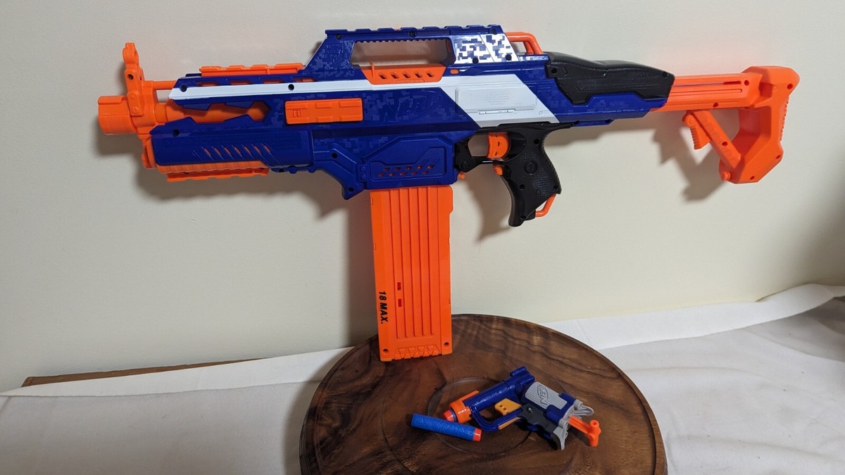 TESTED Nerf N Strike Elite Rapidstrike CS-18 Gun w/ 18 Dart