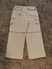 Grunge Wide Leg Pants 36-38 Good Condition Corduroy Skater Cargo Y2K 2000s Cyber