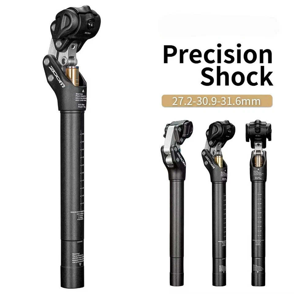 MTB Suspension Seatpost 30.9/31.6mm Bike Shock Absorber Off-Road Bicycle Seatpos - Image 2 of 4