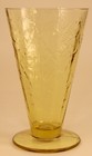 Vintage Federal Glass Madrid Amber Pilsner Beverage Glass 10oz