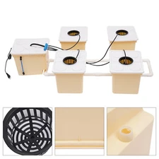 Hydroponics Deep Water Culture DWC Hydroponic System buckets Drip Growing System