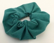 Teal Green Scrunchie Ponytail Holder Women Teen Girl Hair Accessory