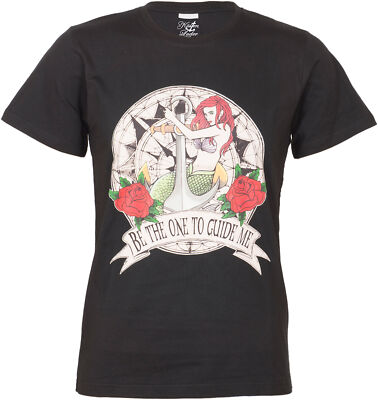 Sailor »BE THE ONE TO GUIDE ME« Nautical Tattoo Man T-SHIRT Rockabilly