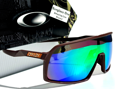 NEW Oakley SUTRO Matte Grenache POLARIZED Galaxy Jade Mirror Lens