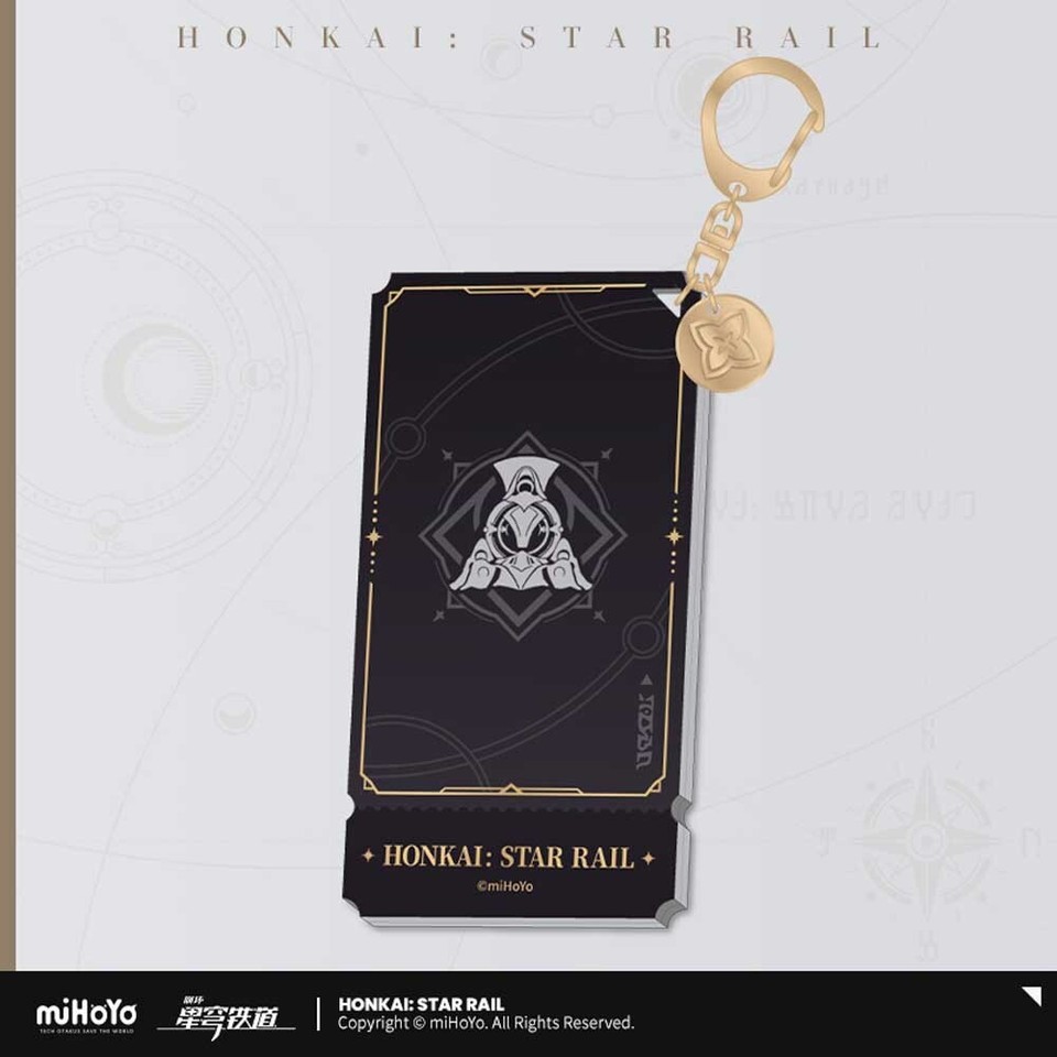 miHoYo Honkai Star Rail Keychain Dr. Ratio Acrylic Keyring Official Pendant eBay