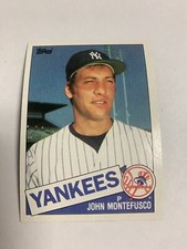 1985 Topps New York Yankees John Montefusco
