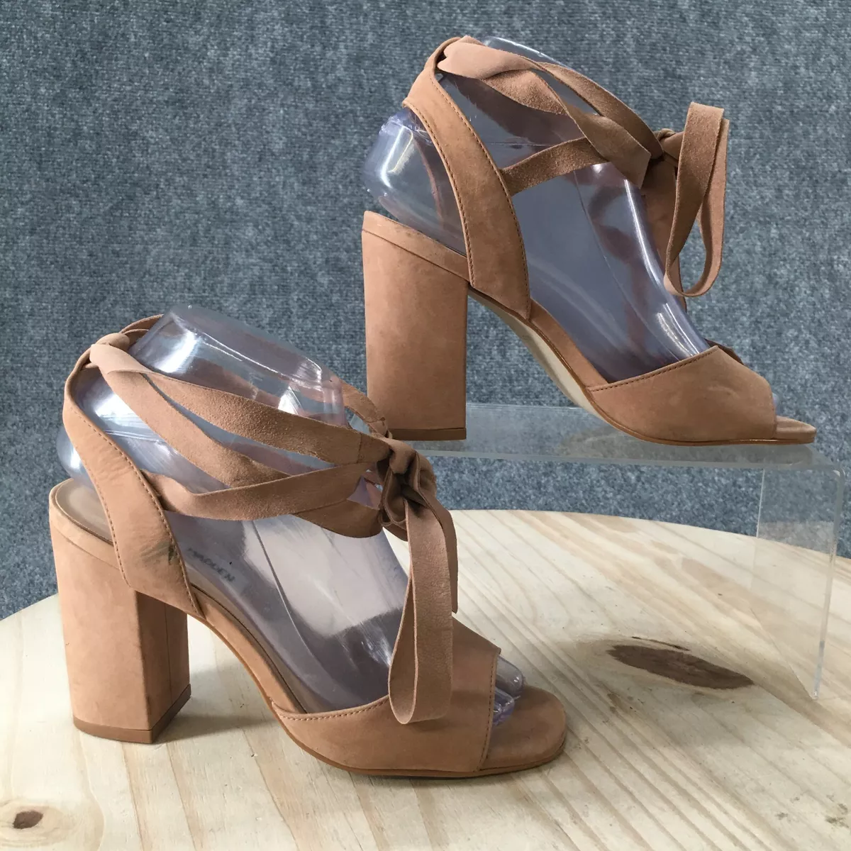 Steve Madden Sandals Womens 6.5 M Kenny Strappy Heels Ankle Strap