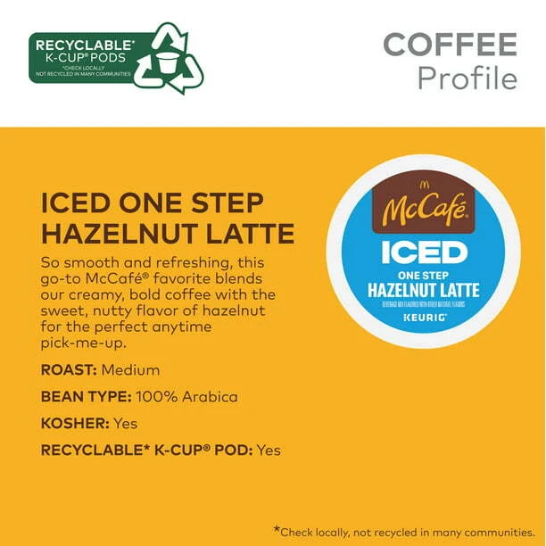 Mccafe hazelnut k clearance cups