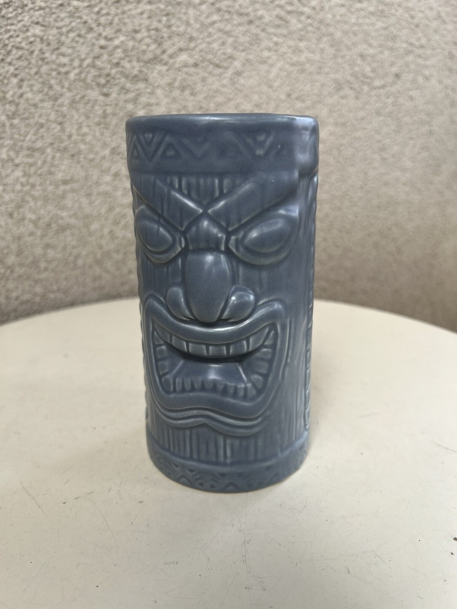 Vintage Tiki Mug 2000 Tall Grey blue by KC Co Ltd | eBay