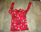 $52 Hanna Andersson Star Wars Holiday Red Pajama Top Women L organic — photo 6