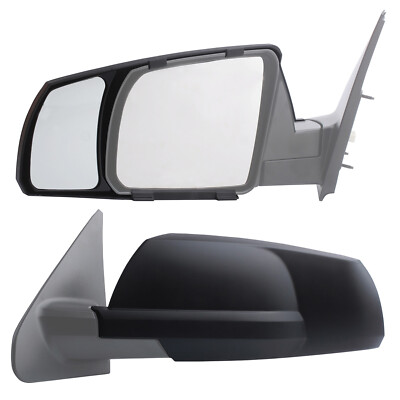 Snap & Zap Clip-on Custom Fit Towing Mirror 07-14 Toyota Tundra/08-14 Sequoia