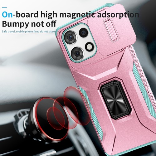 For Moto G/Power/Play Magnetic Ring Stand Rugged Mag Safe Case Slide Camera Lens - Picture 71 of 73