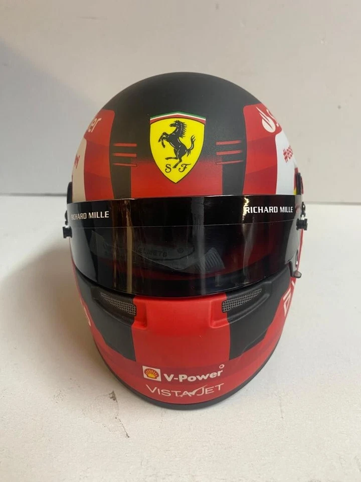 MODELLINO Carlos Sainz Jr. Casco Bell Ferrari F1-75 Formula 1 2022 1:2 - Immagine 3 di 4