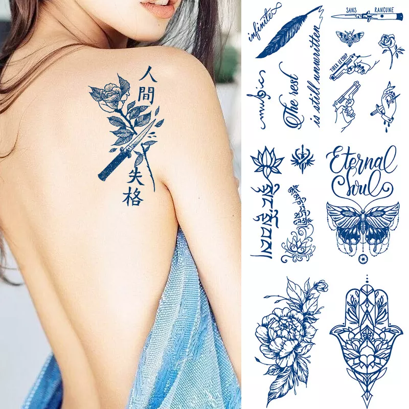 Tribal temporary tattoos I A5 sheet - Like ink