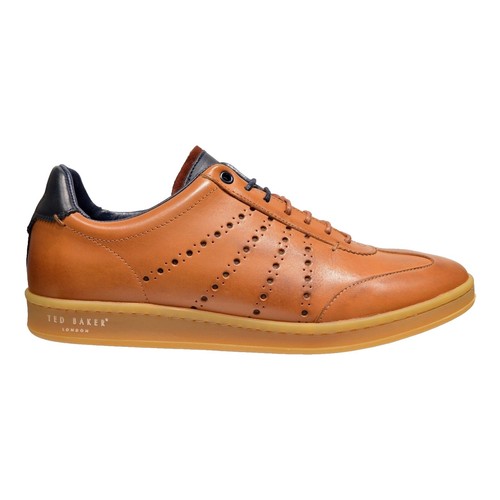Ted Baker Hosei Men\'s Brown Leather Wing Cap Brogue Oxford Dress Shoes Size 11 Amazon.com | Ted Baker Men main image 4