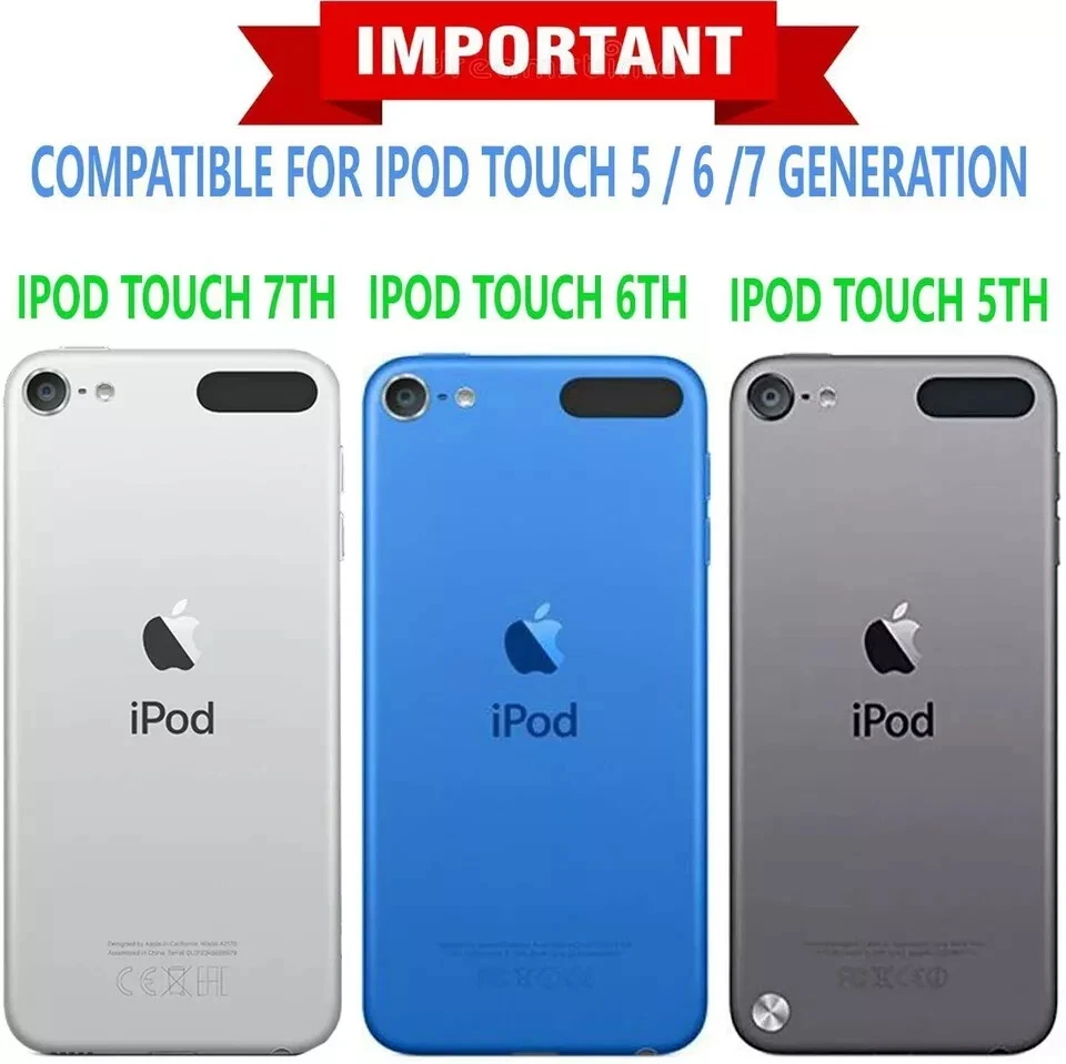 Funda para iPod Touch Gen 5ta 6ta 7ma Generación Resistente Armadura Cubierta Antigolpes Foto 2 de 4