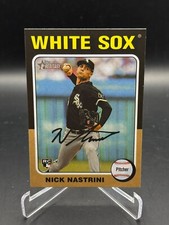2024 Topps Heritage High Number #647 Nick Nastrini Chicago White Sox RC
