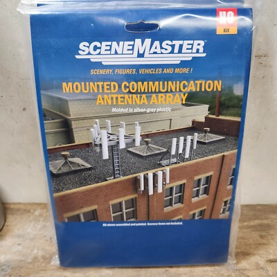 Mounted Communication Antenna Array Roof Top Details Walthers 949-4195 HO Scale