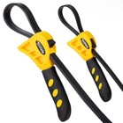 Toolwiz Strap Wrench Set, Upgrade 2pcs 24 in and 19.7 in Length Adjustable
