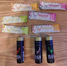 Bucked Up Sampler pack BIG GAME (6 packs) & 2 fl oz BUCK SHOT (3 cartridges)