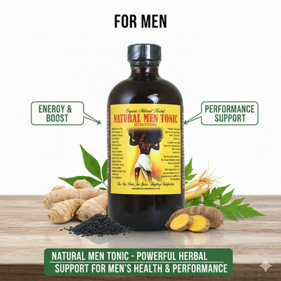 Organic Natural Men Tonic -   16 oz Bottle
