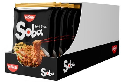 Nissin Soba Bag Classic Instant-Nudeln Yakisoba-Sauce 9er Pack 9 x 109 g Wok