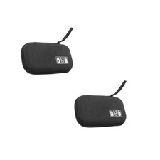 2pcs Hard Electronic Organizer Travel Case, Portable EVA Bag for Cords