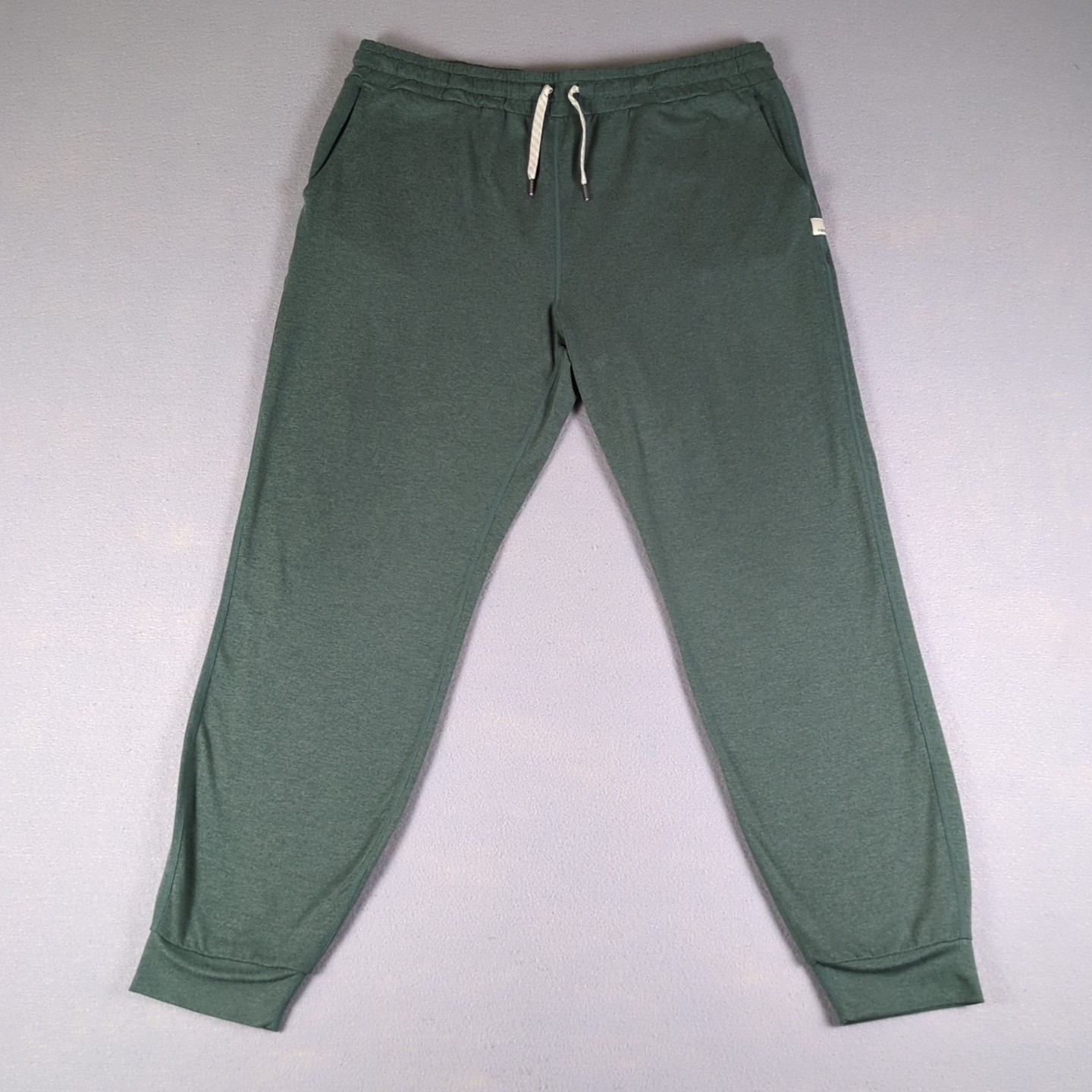Vuori Womens Size S Performance Jogger Pants Tapered Leg Green VW303